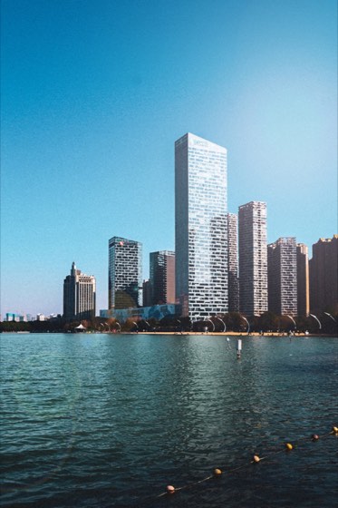 建筑摄影作品：天鹅湖银泰in77