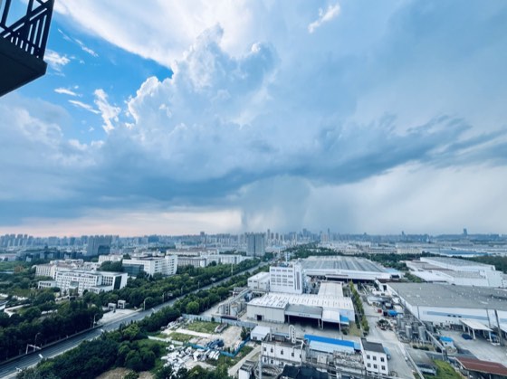 风光摄影作品：合肥·局部降雨